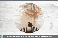 GorgeousWoodland Silhouette Wind Spinner design.