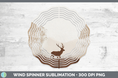 GorgeousWoodland Silhouette Wind Spinner design.