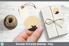 GorgeousWoodland Silhouette Stickers design.