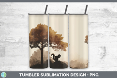 GorgeousWoodland Silhouette Tumbler design.