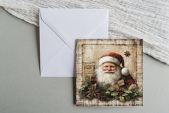 Christmas Santa Scrapbook Square Paper Junk Journal Product Image 3