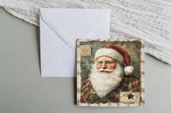 Christmas Santa Scrapbook Square Paper Junk Journal Product Image 4