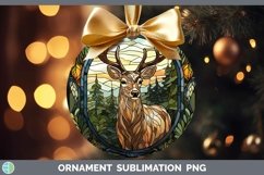 GorgeousWoodland Stained Glass Ornament design.