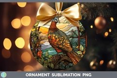 GorgeousWoodland Stained Glass Ornament design.