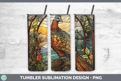 GorgeousWoodland Stained Glass Tumbler design.
