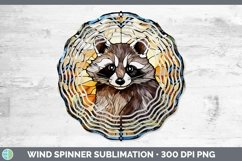 GorgeousWoodland Stained Glass Wind Spinner design.