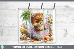 GorgeousWoodland Summer Beach Tumbler design.