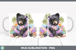 GorgeousWoodland Summer Beach Mug Wrap design.
