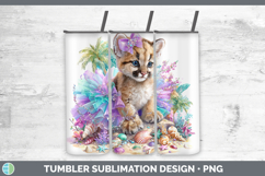 GorgeousWoodland Summer Beach Tumbler design.