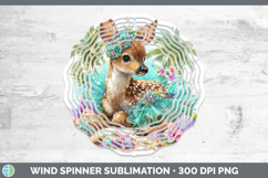 GorgeousWoodland Summer Beach Wind Spinner design.