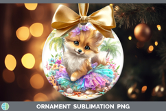GorgeousWoodland Summer Beach Ornament design.