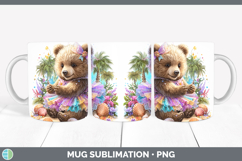 GorgeousWoodland Summer Beach Mug Wrap design.