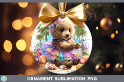 GorgeousWoodland Summer Beach Ornament design.