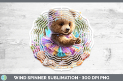 GorgeousWoodland Summer Beach Wind Spinner design.