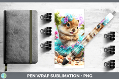 GorgeousWoodland Summer Beach Pen Wrap design.