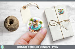 GorgeousWoodland Summer Beach Stickers design.