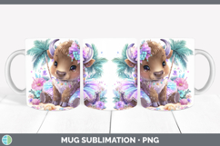 GorgeousWoodland Summer Beach Mug Wrap design.