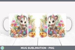 GorgeousWoodland Summer Beach Mug Wrap design.