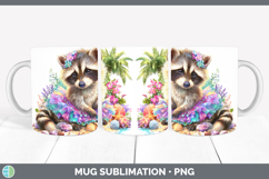 GorgeousWoodland Summer Beach Mug Wrap design.