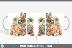 GorgeousWoodland Summer Beach Mug Wrap design.