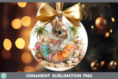 GorgeousWoodland Summer Beach Ornament design.