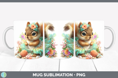 GorgeousWoodland Summer Beach Mug Wrap design.