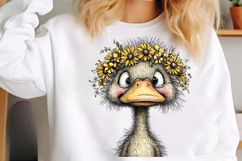 Woodland Sunflower Animals Clipart Product Image 3