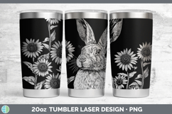 GorgeousWoodland Sunflower Laser 20oz Tumbler design.