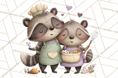 Cute Woodland Valentine Animals Clipart PNG Product Image 4