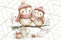 Woodland Animals Tea Party Clipart PNG Product Image 2
