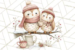 Woodland Animals Tea Party Clipart PNG Product Image 2