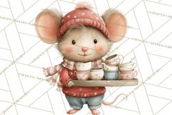 Woodland Animals Tea Party Clipart PNG Product Image 2