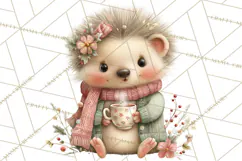 Woodland Animals Tea Party Clipart PNG Product Image 3