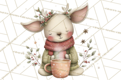 Woodland Animals Tea Party Clipart PNG Product Image 5