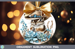 GorgeousWoodland Teal Cowboy Ornament design.