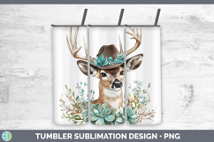 GorgeousWoodland Teal Cowboy Tumbler design.