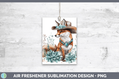 GorgeousWoodland Teal Cowboy Air Freshener design.