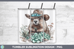 GorgeousWoodland Teal Cowboy Tumbler design.