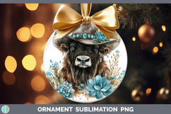 GorgeousWoodland Teal Cowboy Ornament design.