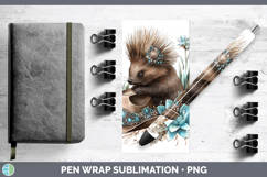 GorgeousWoodland Teal Cowboy Pen Wrap design.