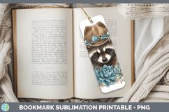 GorgeousWoodland Teal Cowboy Bookmark design.