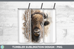 GorgeousWoodland Tree Peek Tumbler design.