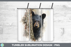 GorgeousWoodland Tree Peek Tumbler design.