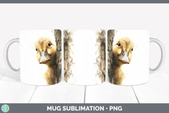 GorgeousWoodland Tree Peek Mug Wrap design.