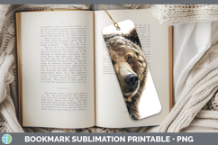 GorgeousWoodland Tree Peek Bookmark design.