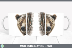 GorgeousWoodland Tree Peek Mug Wrap design.