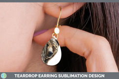 GorgeousWoodland Tree Peek Teardrop Earrings design.
