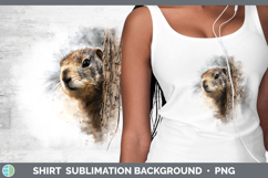 GorgeousWoodland Tree Peek Shirt design.