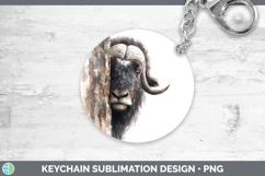 GorgeousWoodland Tree Peek Keychain design.