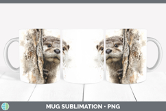 GorgeousWoodland Tree Peek Mug Wrap design.
